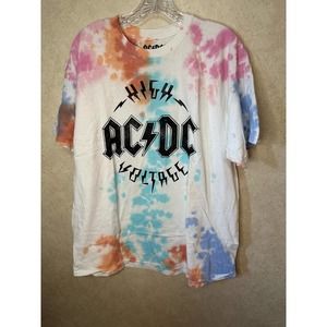 AC/DC Multicolor Tshirt NWOT Sz L